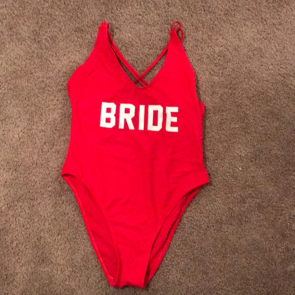 Red bride swimsuit Clearance